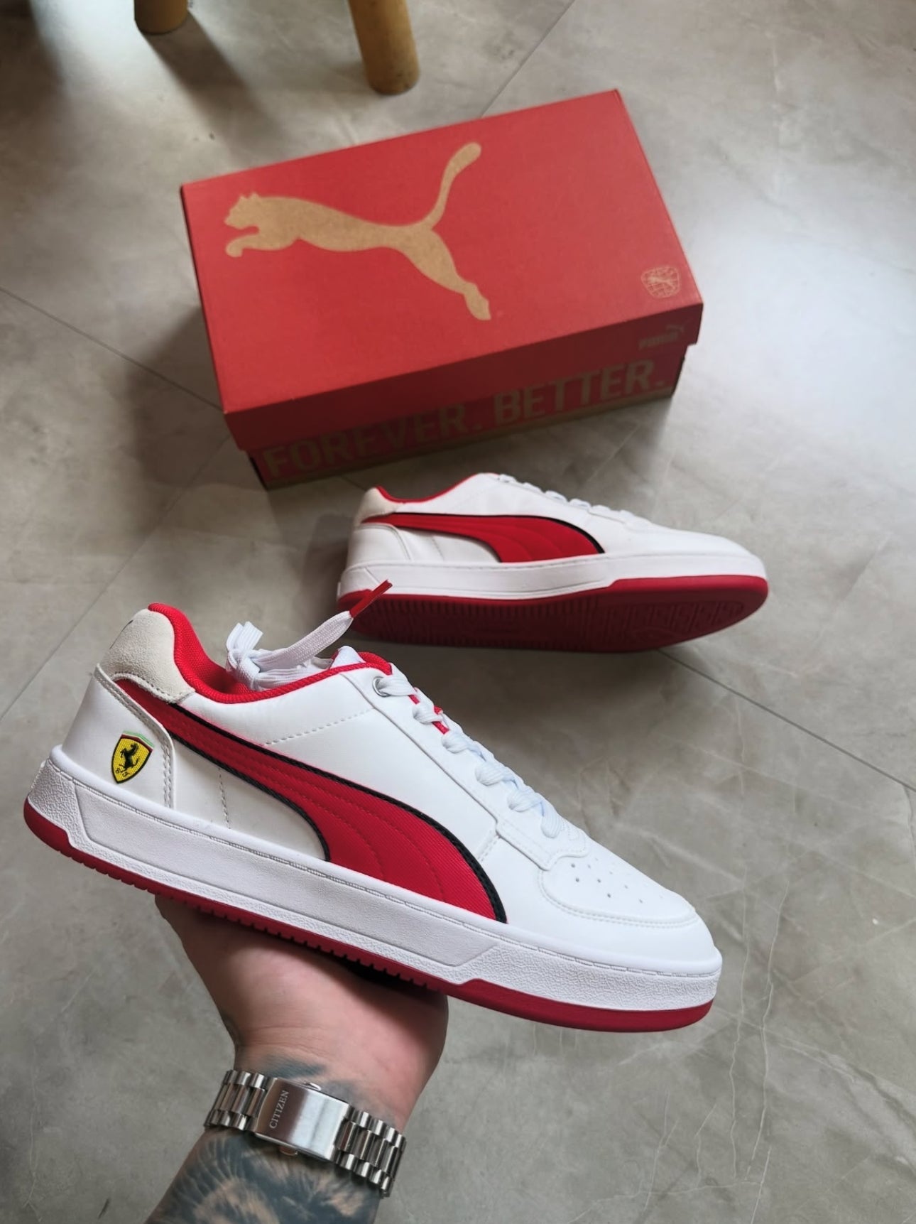 Caven 2.0 Puma x Ferrari ( Branco )
