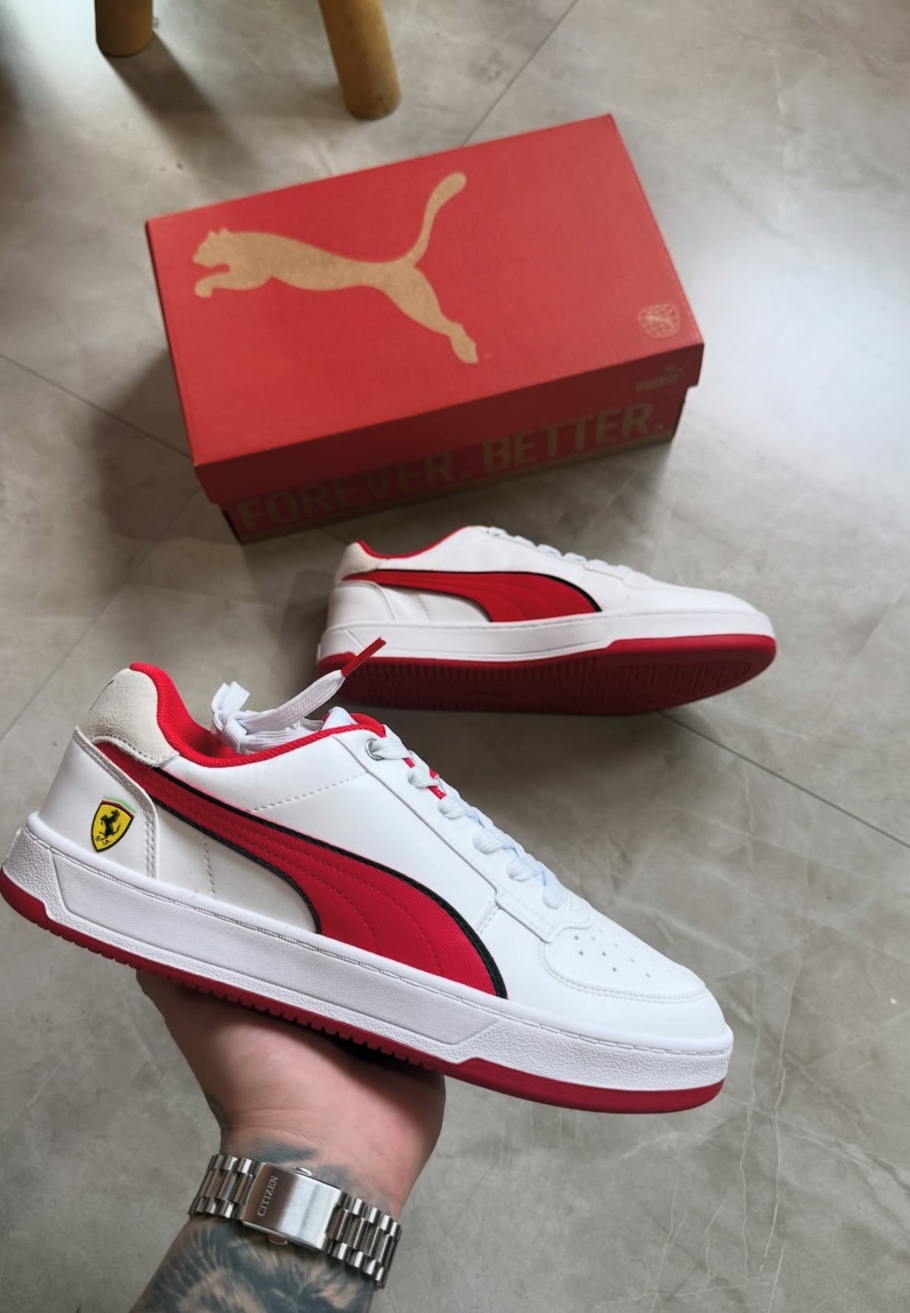 Caven 2.0 Puma x Ferrari ( Branco )